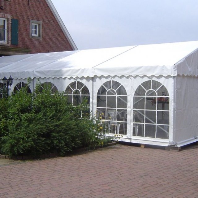 Partyzelt 6 x 12 Meter PRO mit Satteldach